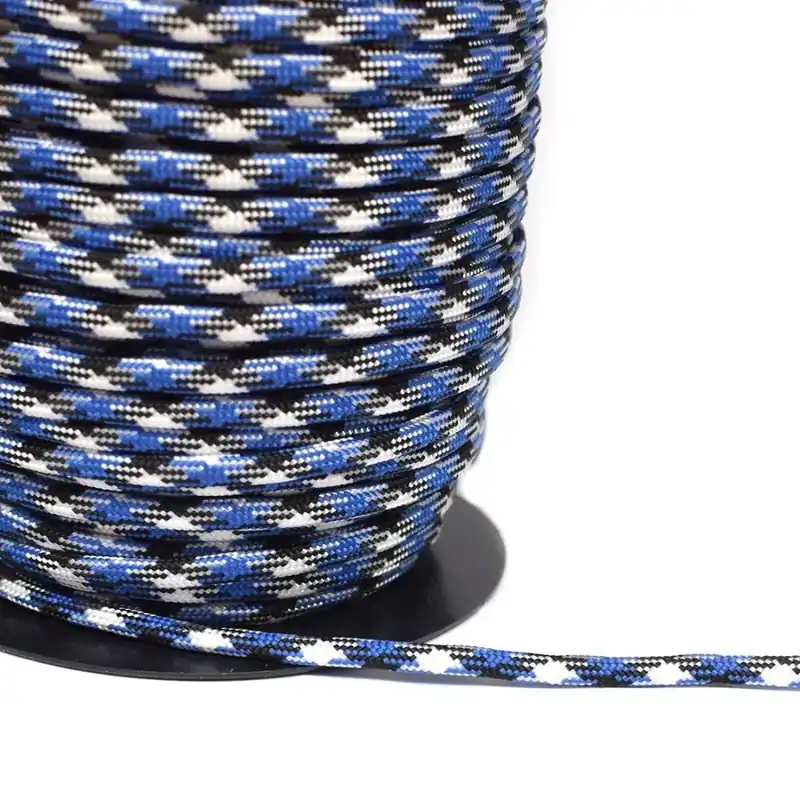Solo Hoy Cordón paracord azul-blanco-negro