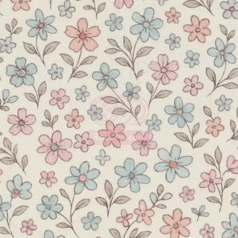 Stock Limitado POPELIN FLORES XIANA ROSA