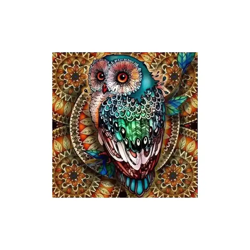 Kit punto de cruz diamante precioso buho Novedad