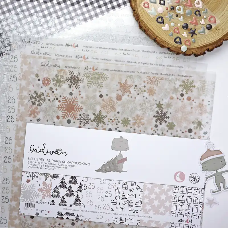 Artesanal Kit de papeles especiales Dadivan | Dadivan