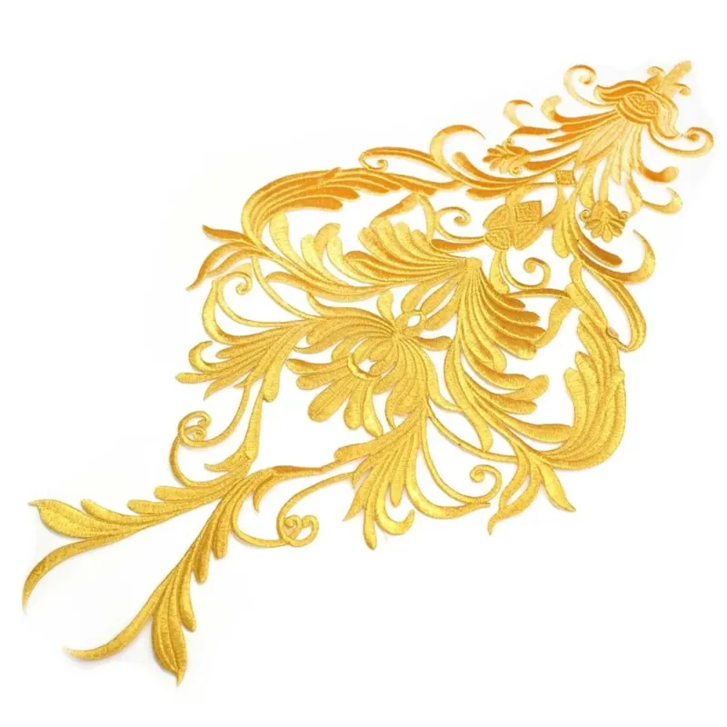 Aplicación termoadhesiva dorada extragrande Última Versión