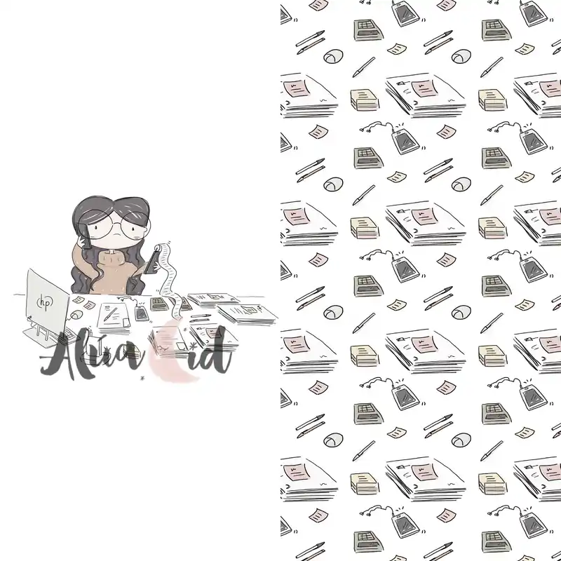 Lujoso PDF digital Día en la oficina | Alúa Cid