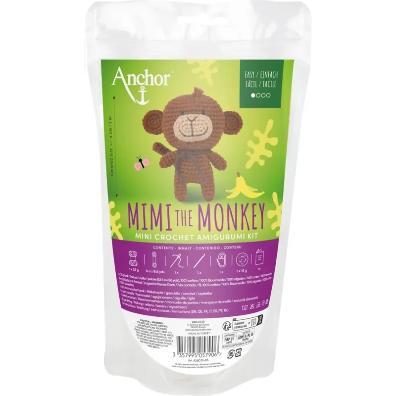 Ordena Ya Kit mini amigurumi mimi the monkey