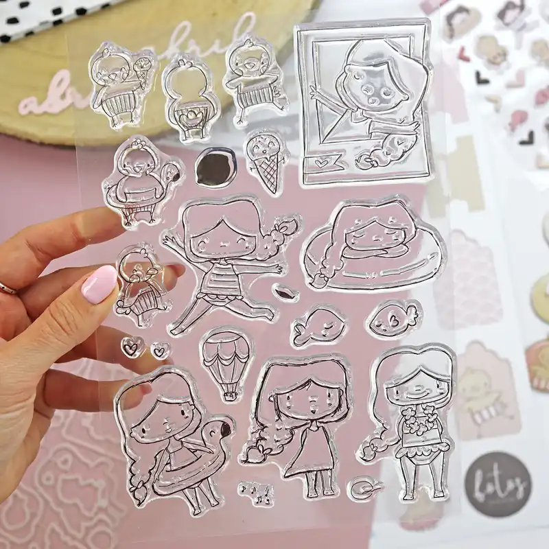 Auténtico Set de sellos A5 Libertad Verano