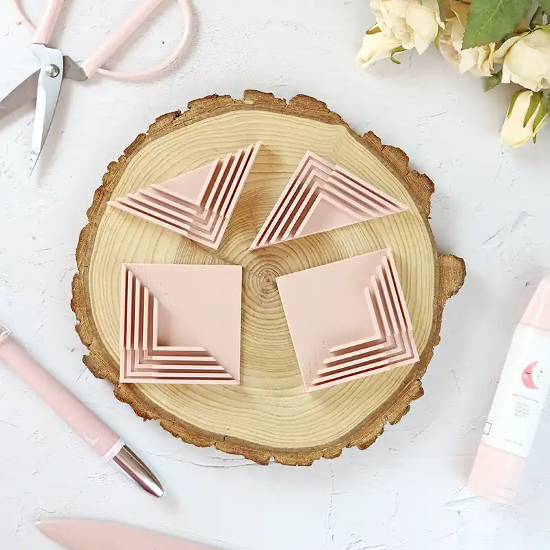 Bestseller Set de 8 cantoneras para cartonaje, de Artis Decor