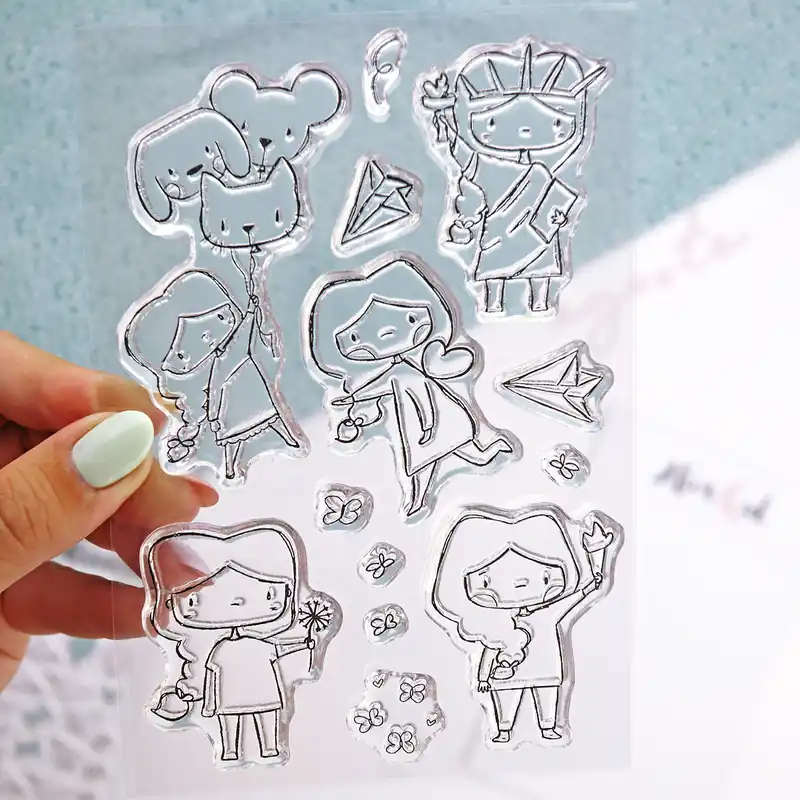 Artesanal Set de sellos A6 Libertad Otoño