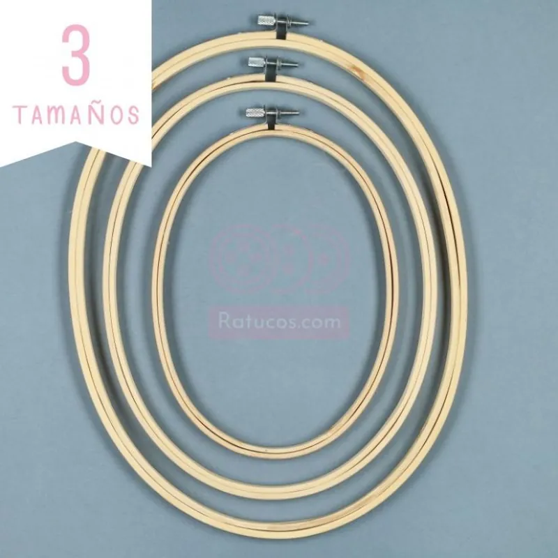 BASTIDOR BAMBU OVALADO Marca Reconocida