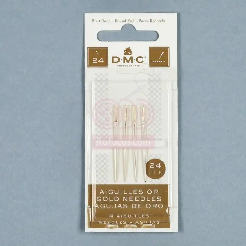 Certificado AGUJA DMC PUNTO DE CRUZ ORO Nº24