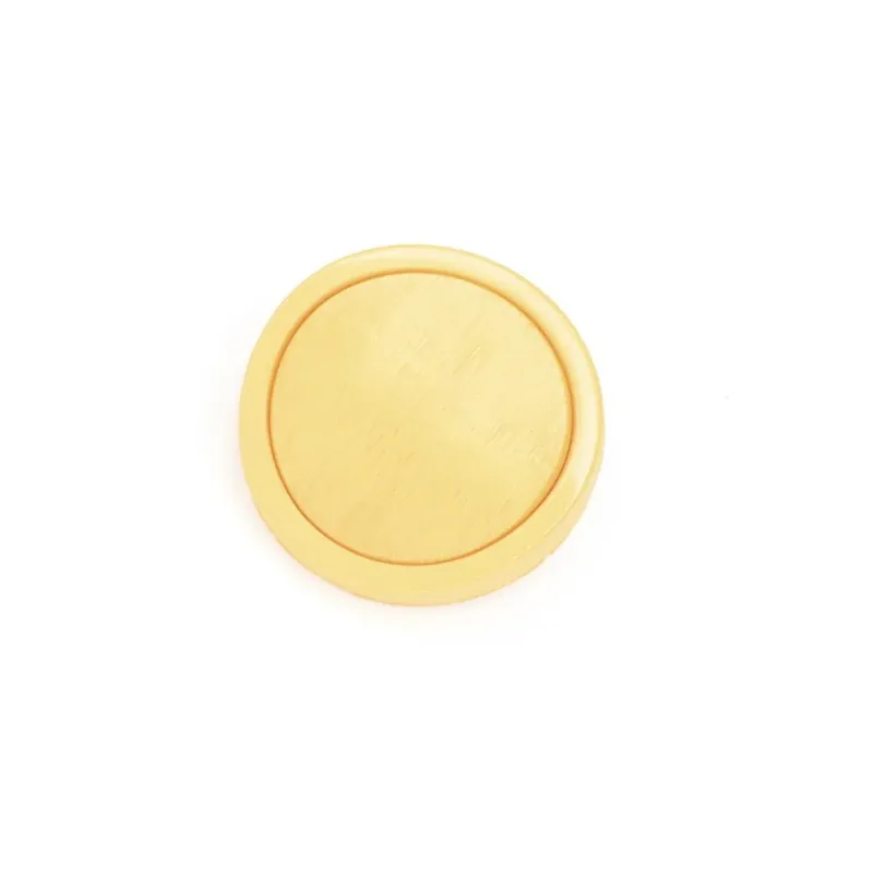 Botón de abrigo especial - Mostaza Hecho A Mano