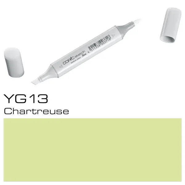 Copic Sketch YG13 Chartreuse Última Versión