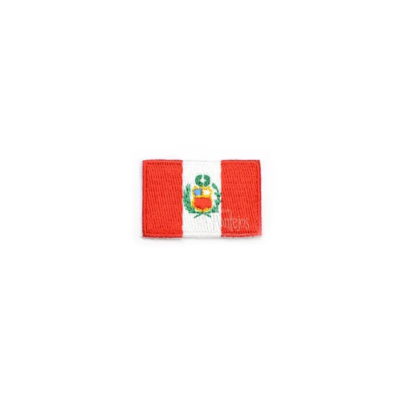 Original Aplicación bandera perú bordada
