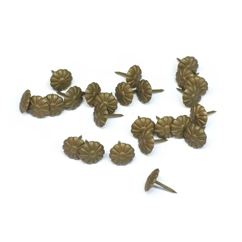 Tachuela de tapicería flor color bronce Precio De Oferta