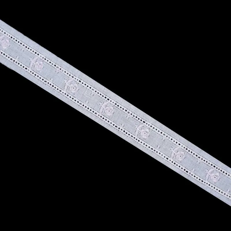 Tira bordada 052 - Rosa Hecho A Mano