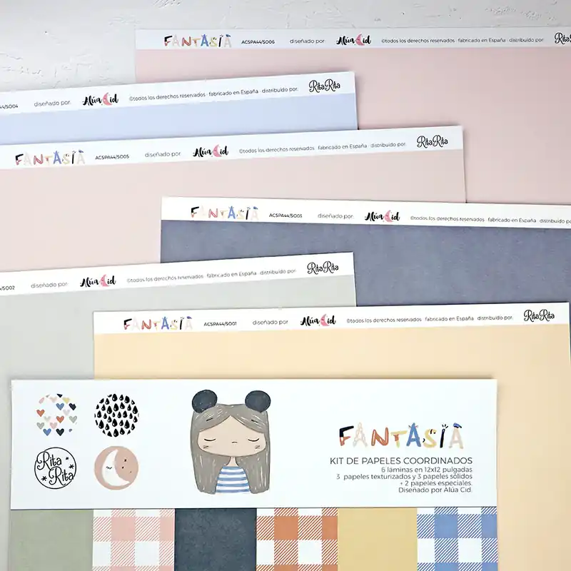 Exclusivo Kit de papeles sólidos+especiales Fantasía