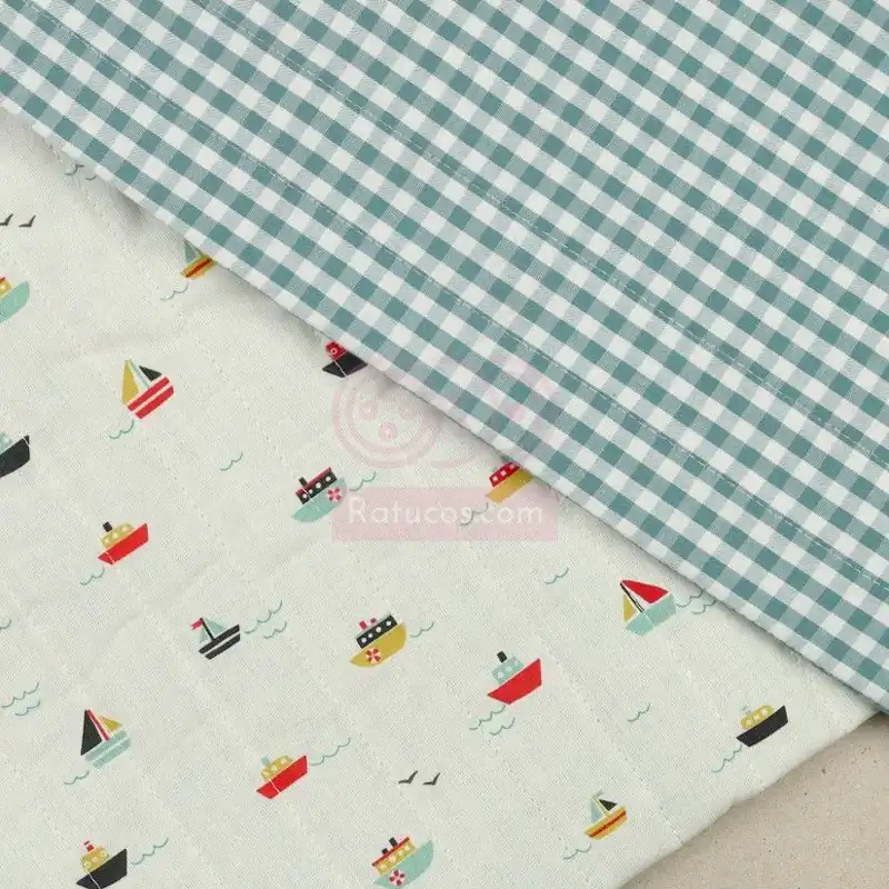 ACOLCHADO BARCOS Y VICHY Bestseller