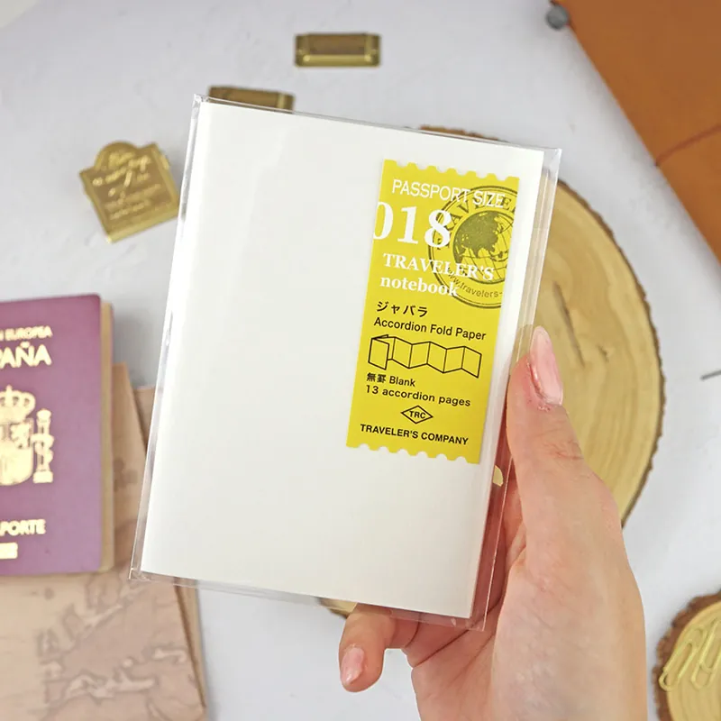 Cuaderno Acordeón 018 para Traveler’s Notebook Pasaporte Entrega Rápida