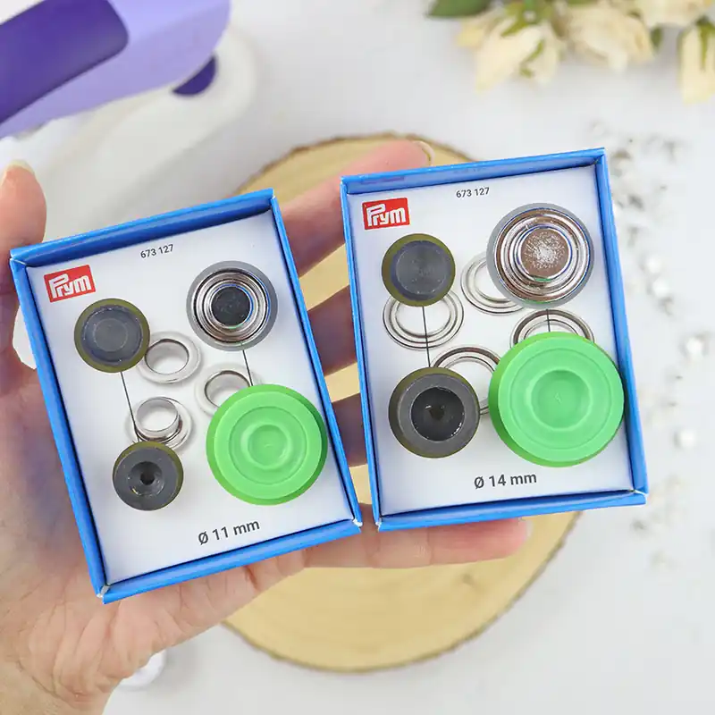Pago Seguro Set de herramientas para ojales con arandelas 11 y 14 mm de Prym