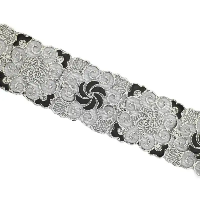 Máxima Calidad Guipure 043 - Plata