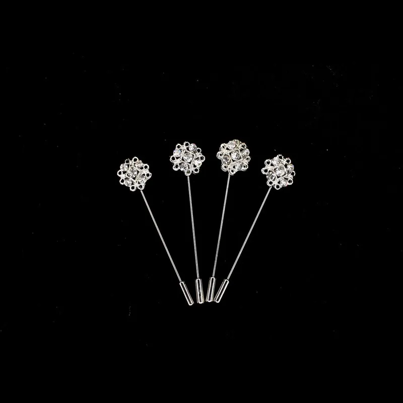 Precio Económico Alfiler de novia adamascado strass