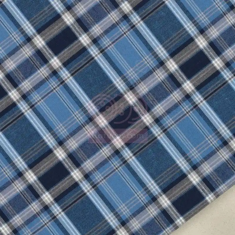 VIYELA CUADRO ESCOCES ULLA AZUL Artesanal