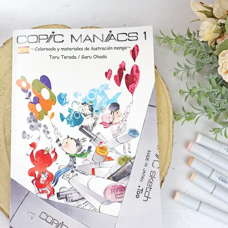 Solo Hoy Libro Copic Maniacs 1. Coloreando manga