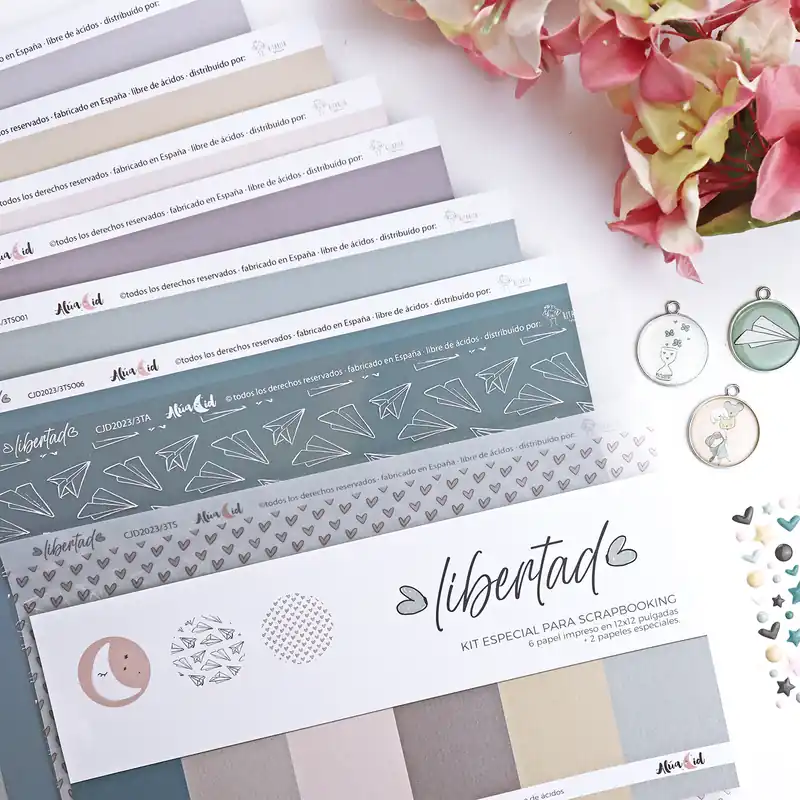 Kit de papeles sólidos+especiales Libertad Otoño Pedido Al Por Mayor