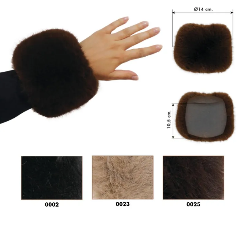 Últimas Unidades Puño elastico pelo ecologico - Marrón - 25