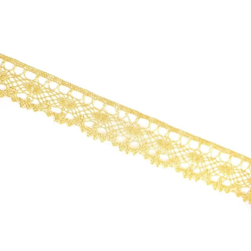 Disponible Ahora Puntilla metalizada 016 - Oro