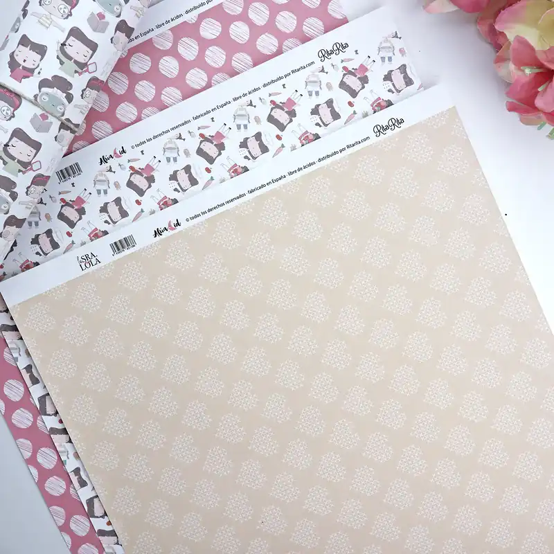 Papel laminado Punto de cruz de La Sra. Lola | Alúa Cid Precio De Fábrica