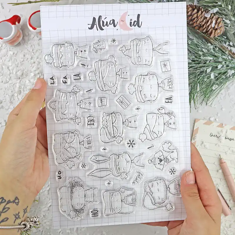 Set de sellos Noel de Alúa Cid Solo Hoy