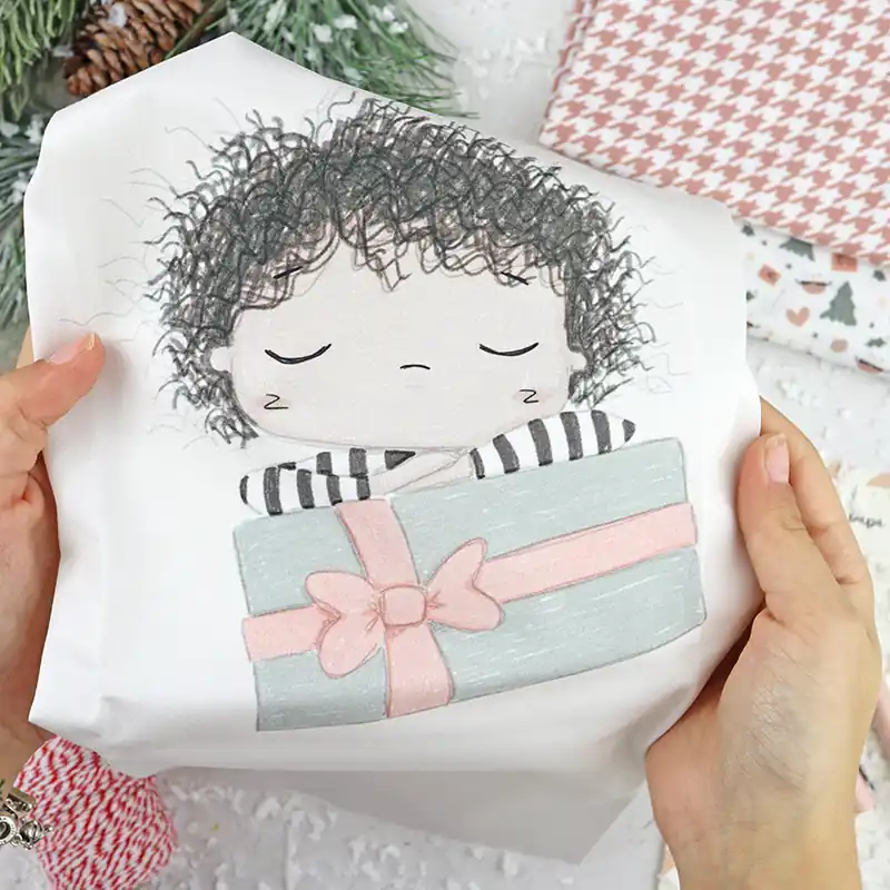 Panel de tela Regalo de Navidad de Ohana en Diciembre | Alúa Cid Novedad