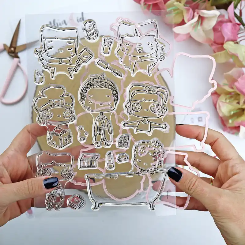 Súper Precio Set de sellos con Troquel Me Mimo | La Sra. Lola