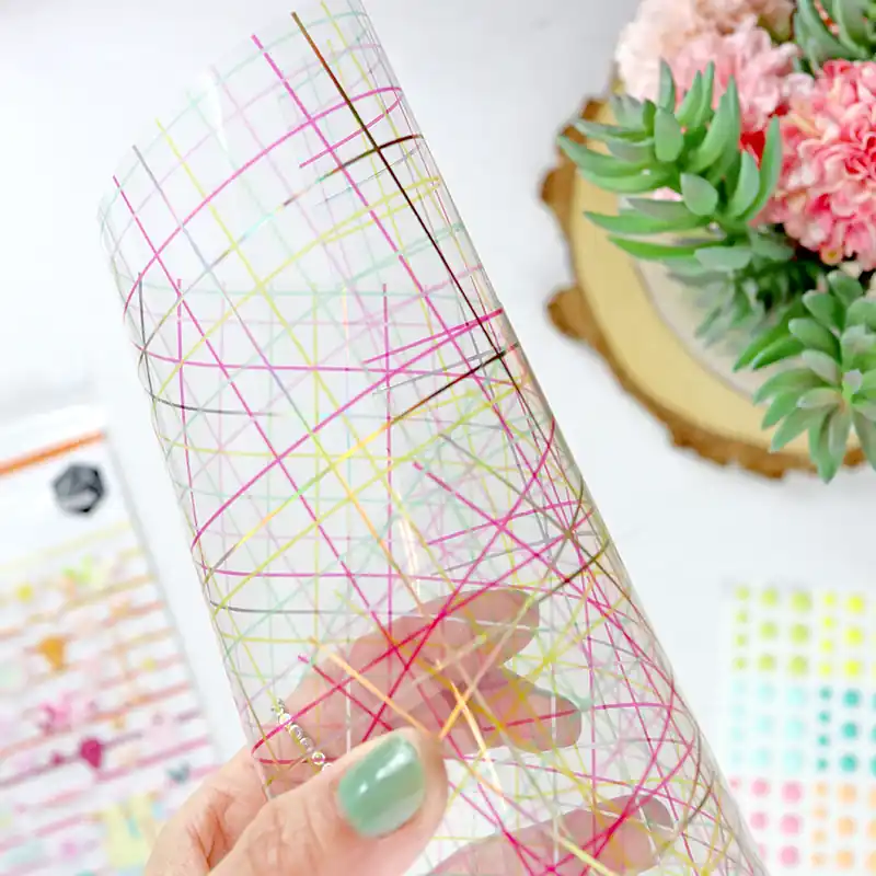 Precio Rebajado Acetato cuadrícula con foil Venice, de Dunaon