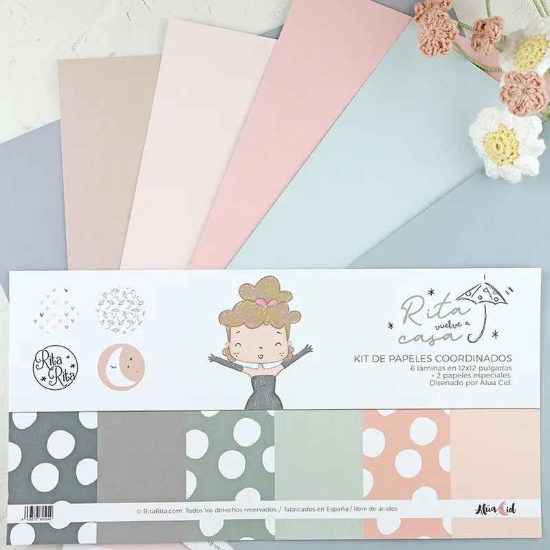 Envío Inmediato Kit de papeles sólidos+especiales Rita vuelve a casa de Alúa Cid