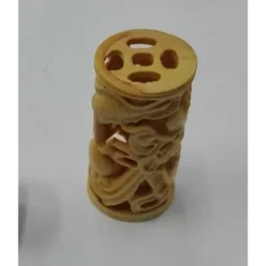 Tubo Madera Tibet Tallada 35-20mm Garantía De Devolución De Dinero