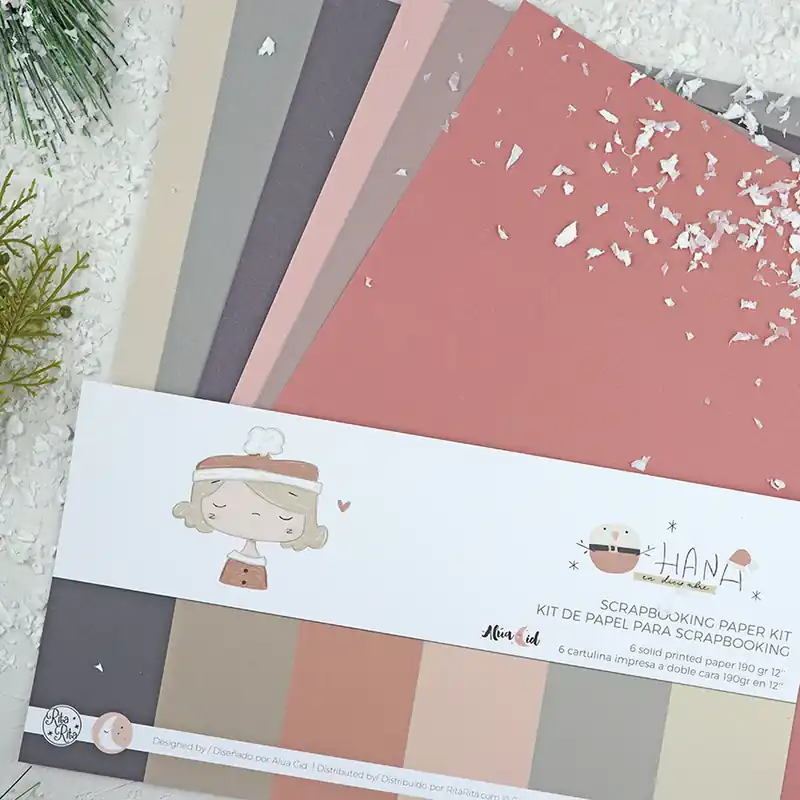 A Buen Precio Kit de papeles sólidos Ohana en Diciembre de Alúa Cid