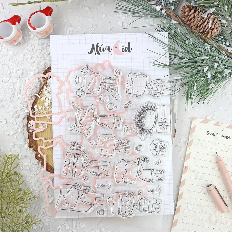 Oferta Set de sellos con troquel Kalikimaka de Alúa Cid