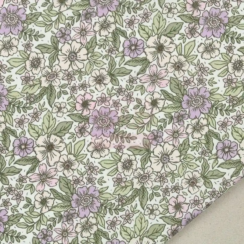 POPELIN FLORES LELIA VERDE Popular