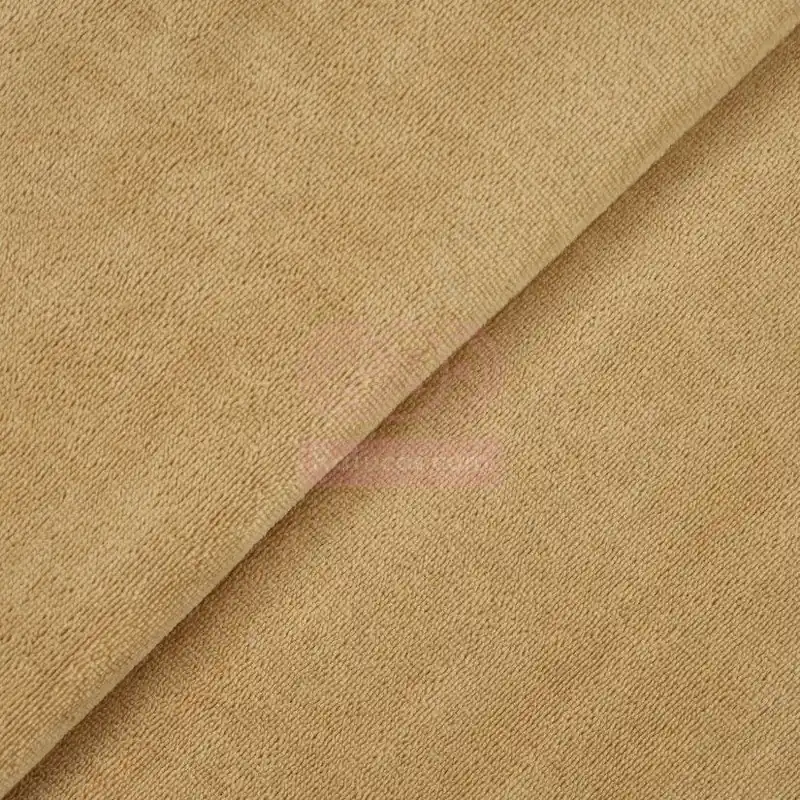 FELPA 40 % BAMBU BEIGE SERIE DOBLE CARA Artesanal