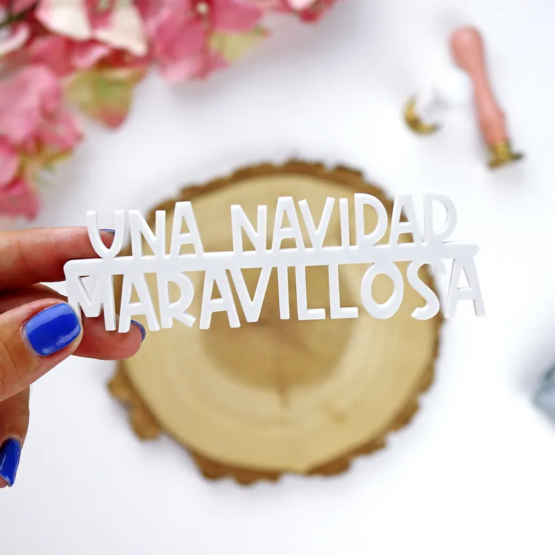 Envío Exprés Palabra Una Navidad Maravillosa