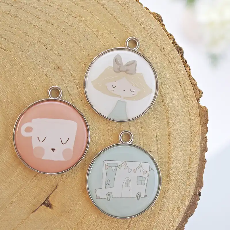 Envío Gratis Set de charms metálicos Celia