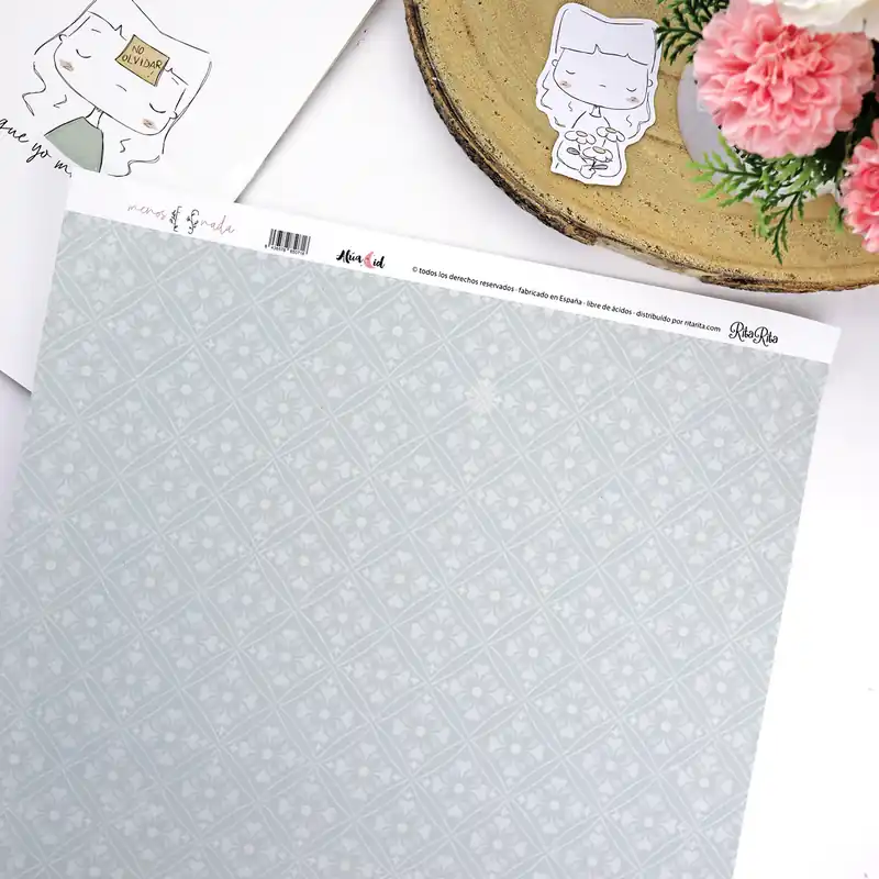 Bestseller Papel laminado Papel pintado de Menos es nada | Alúa Cid