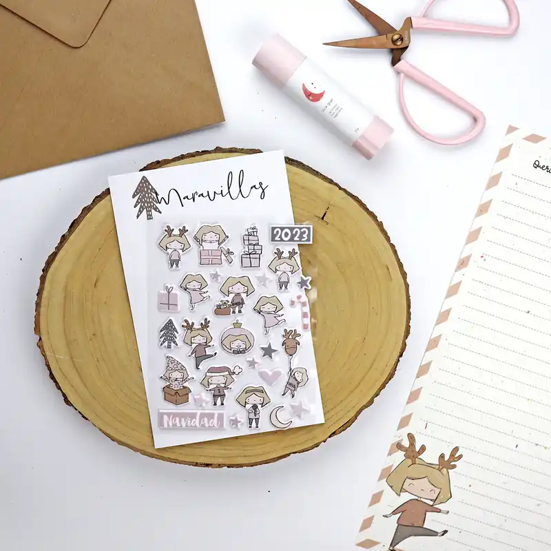 Set de pegatinas puffy Maravillas Navidad Gran Oferta