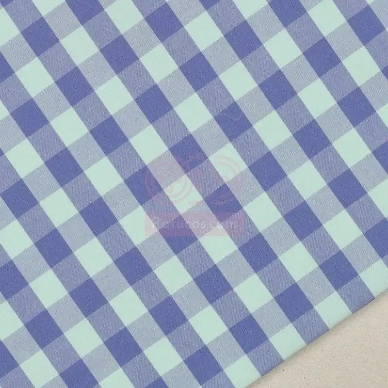 VICHY 1.5 cm LAVANDA Y MINT BICOLOR AYALA Nueva Colección