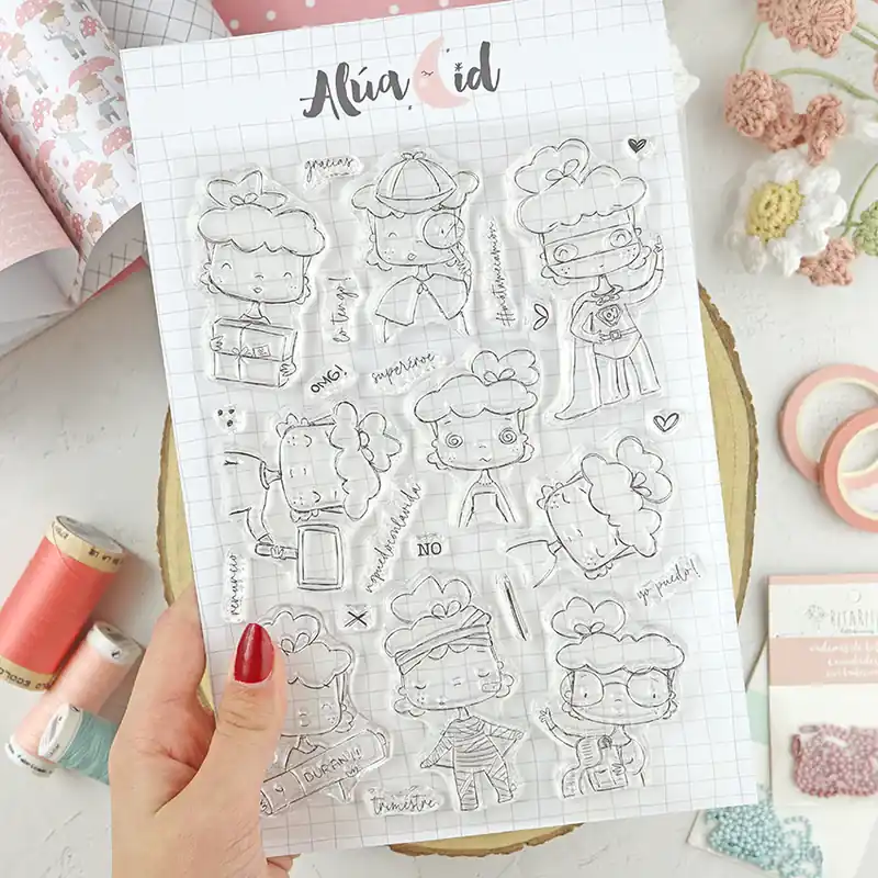 Mayoreo Set de sellos Autónoma de Alúa Cid