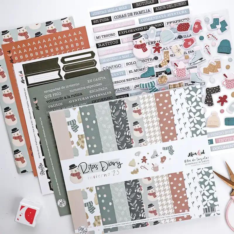 Moderno Kit Invierno para Rita’s Diary