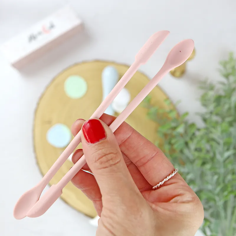 Venta Final Espátula de silicona Rosa para Lacres