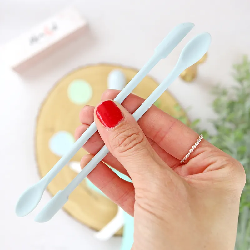 Precio Bajo Espátula de silicona Menta para Lacres