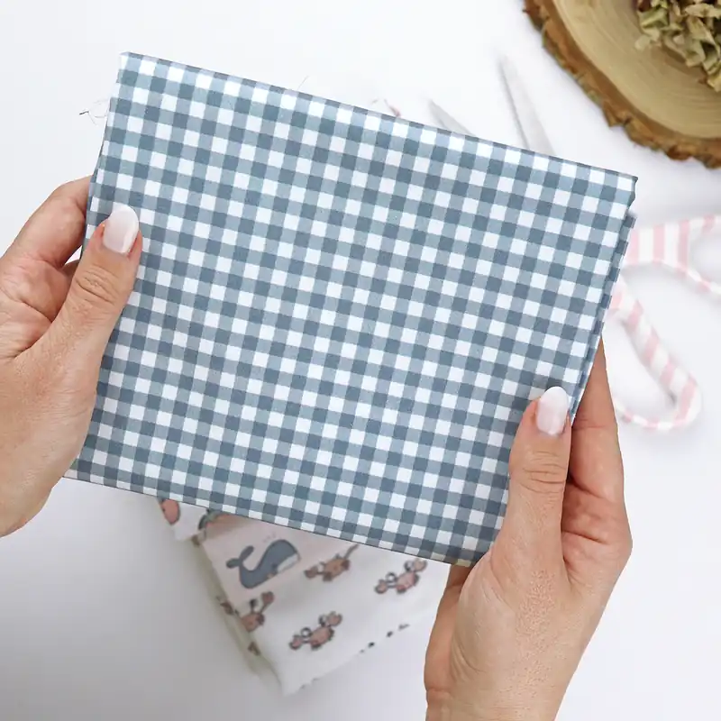 Mejor Precio Tela Mini Vichy azul | Maravillas