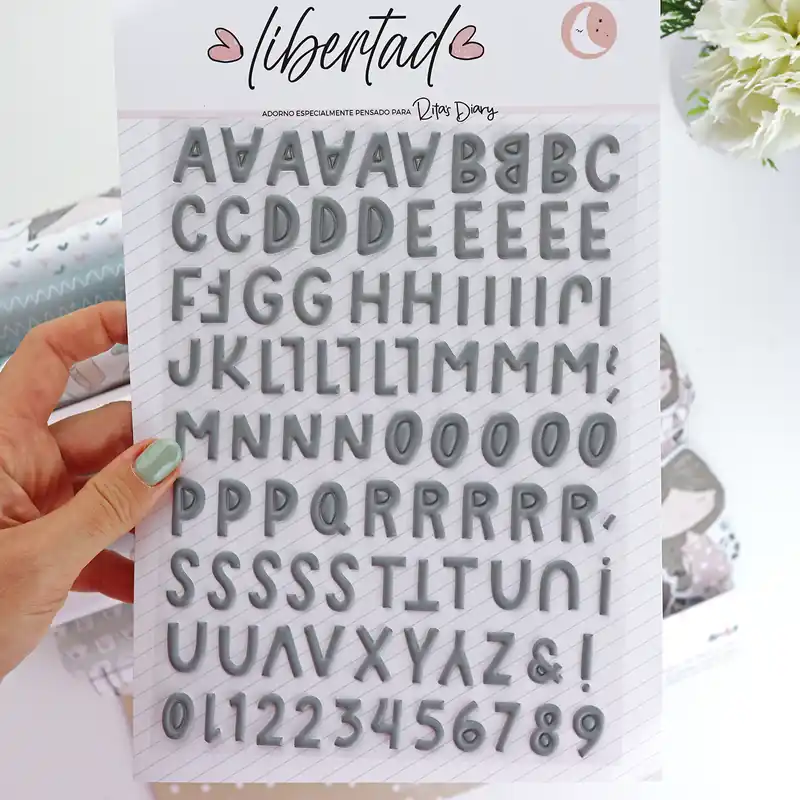 Pegatinas puffy ABC Libertad Invierno Descuento